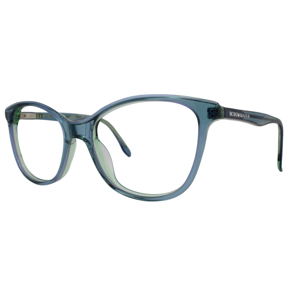 BCBGMAXAZRIA Darby Teal Laminate Kids Size 47-16-125 Eyeglasses FRAMES-VERY GOOD